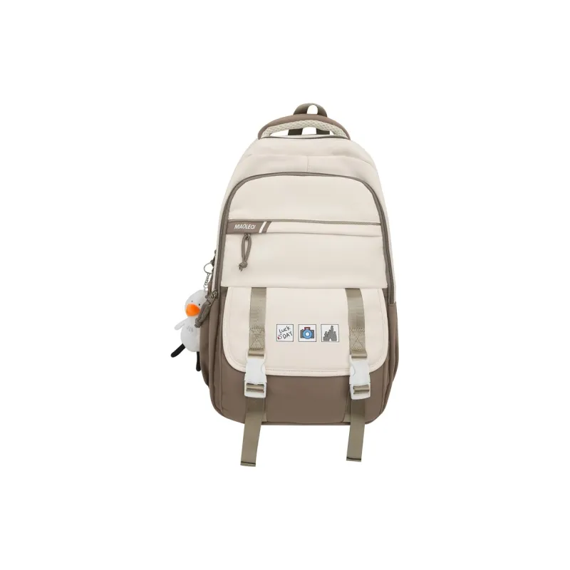Parker Bear Nylon Students All Versatile Elegant Style Unisex Khaki/Pink/Orange/Purple/Red-0