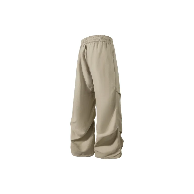 TELENT Casual Pants Unisex Rose Red-33