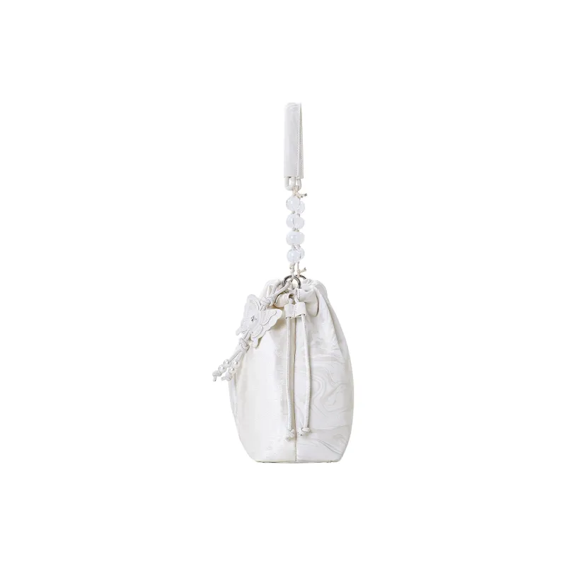 Miffy Synthetic Leather Shoulder Bag Women's White/Gray-3