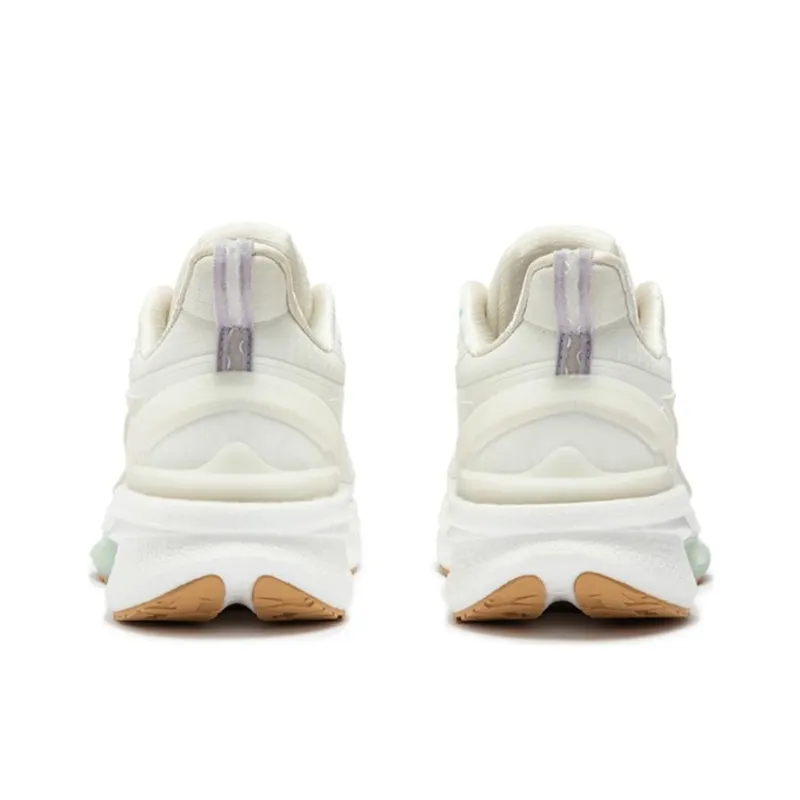 361° Anti Slip Wear Resistant Low Top Casual Running Shoes Women's White Green-3