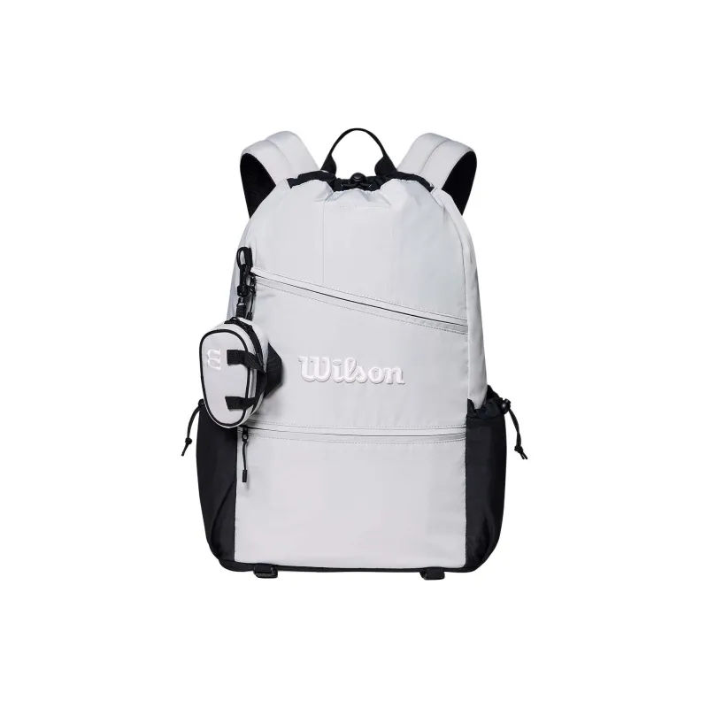 Wilson Nylon Backpack Unisex Light Gray-0