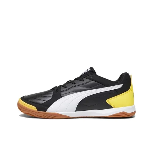 PUMA INDOOR Soccer Shoes Unisex Low-Top Black