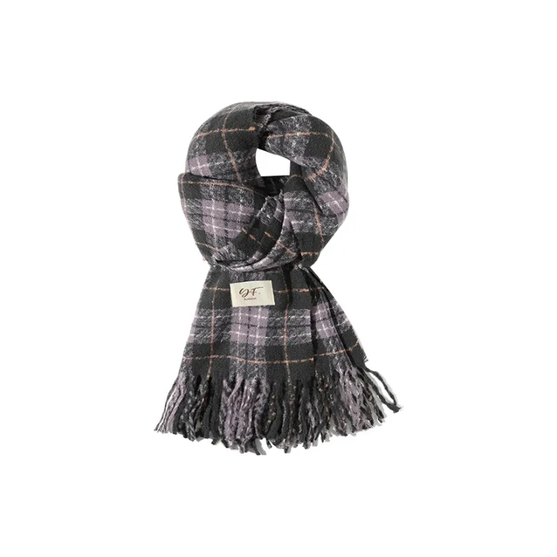 CARTELO Polyester Knit Scarves Unisex-9