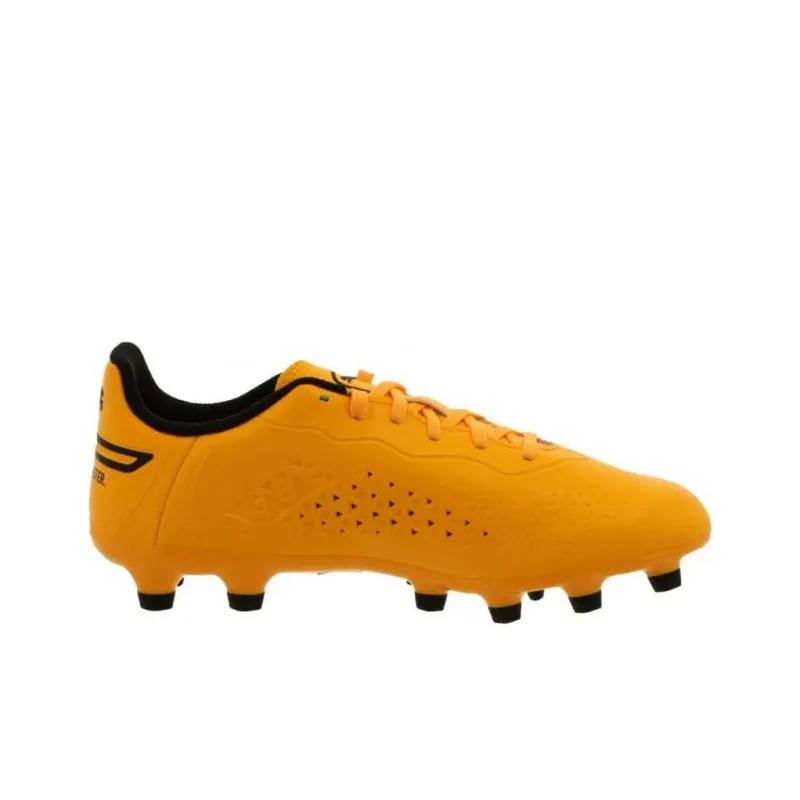 PUMA KING MATCH AG Short Rubber Studs HG Short Rubber Studs Anti Slip Wear Resistant Soccer Shoes Unisex Orange Black-1