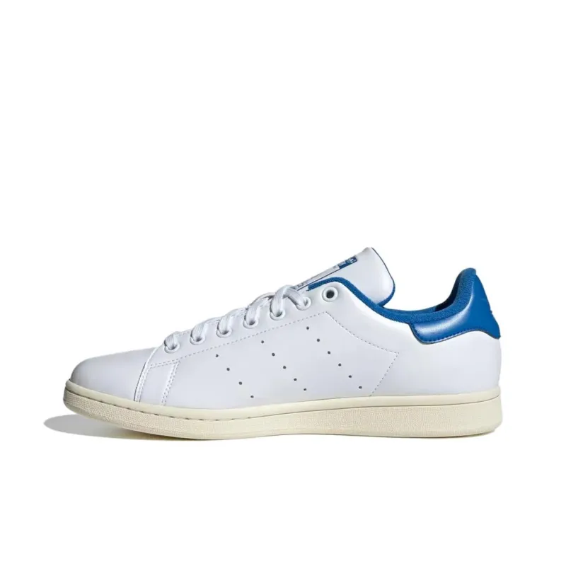 Adidas Originals STAN SMITH Anti Slip Wear Resistant Low Top Skateboard Shoes Men's White Blue-1