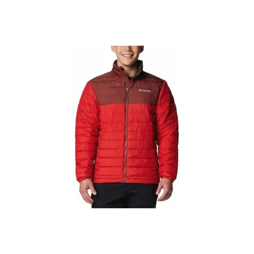 Columbia Powder Lite 2 Jackets Men Sailboats Red