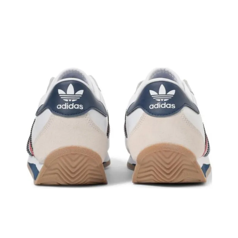 Adidas Originals Country 2 Slip Resistant Low Top Skateboard Shoes Unisex White-4