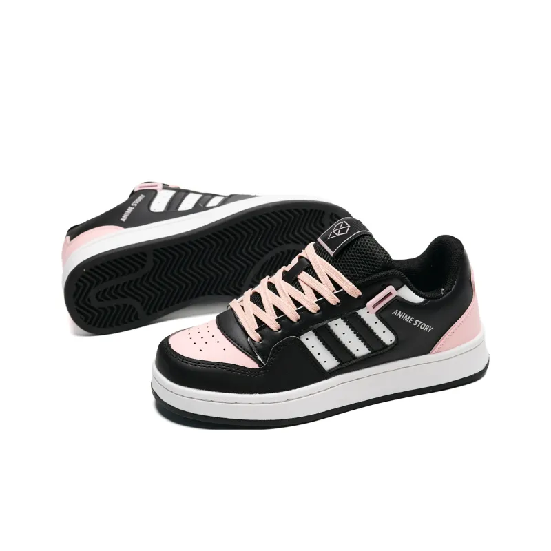 OAOQ Wear-resistant And Lightweight Low-Top Skateboard Shoes Unisex Box-2