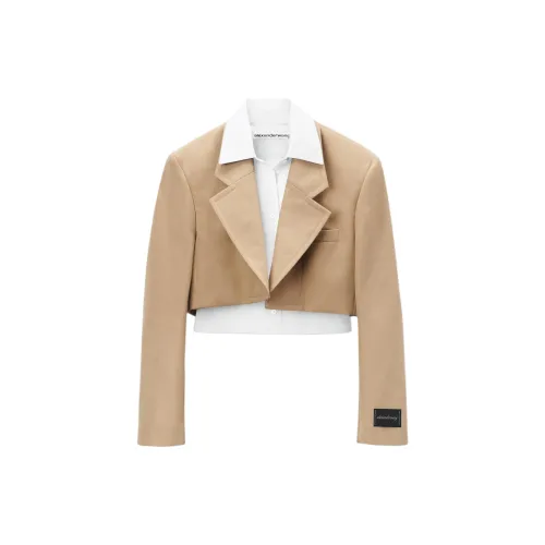 Alexander Wang Business Suits Women's Mixed Khaki