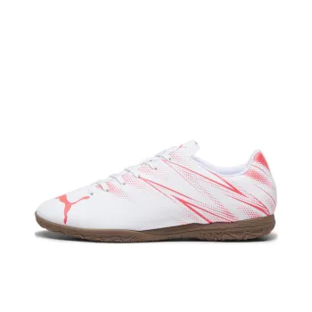 PUMA INDOOR Indoor Anti-Slip Wear-Resistant Soccer Shoes Men's White Red