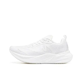 Sonic Cat Cushioning Abrasion Resistant Breathable Slip Resistant Low Top Carbon Plate Running Shoes Unisex White