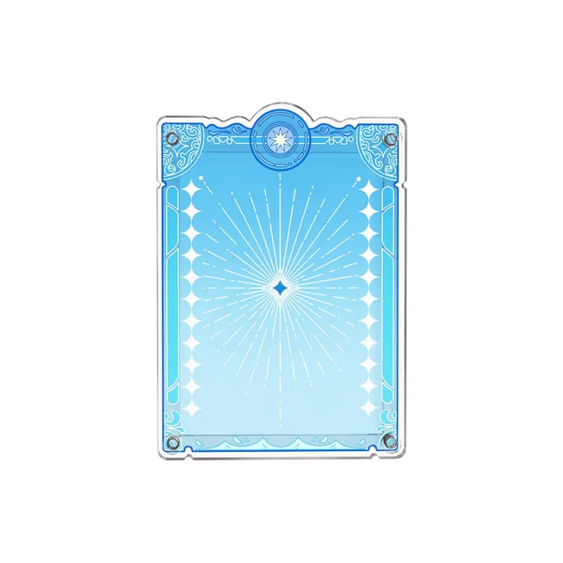 LIGHT YOUR BRICKS Le Yi Bao Compatible Guomei Anime Card Card Character Stand Acrylic Frame Protector Model Accessories-6