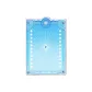 Blue 3-Inch Acrylic Photo Frame with Shown Photo