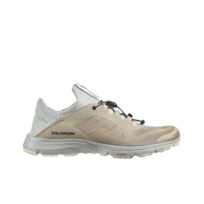 SALOMON Amphib Bold 2.0 Slip Resistant Low Top Running Shoes Women's Light Yellow Gray-6