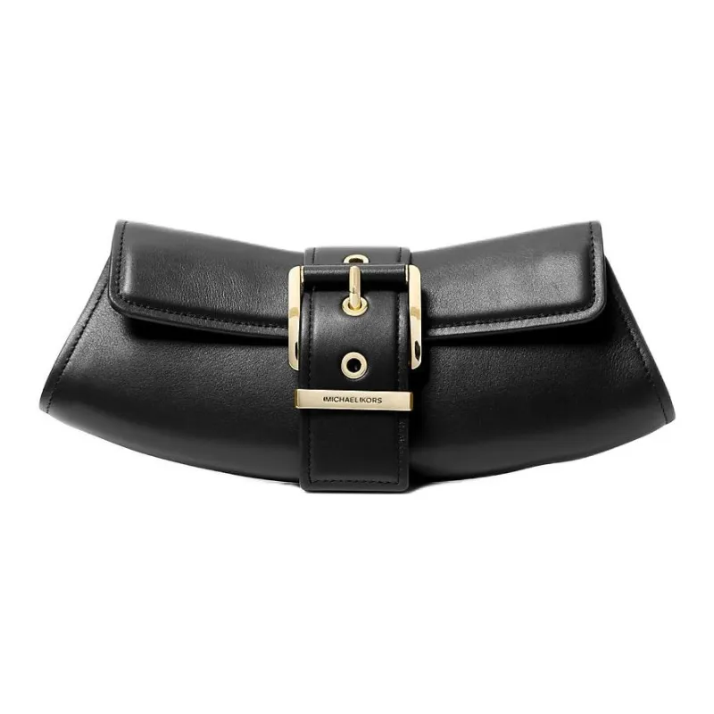 MICHAEL KORS Leather Handbag Shoulder Bag Small Size Women's Black-1