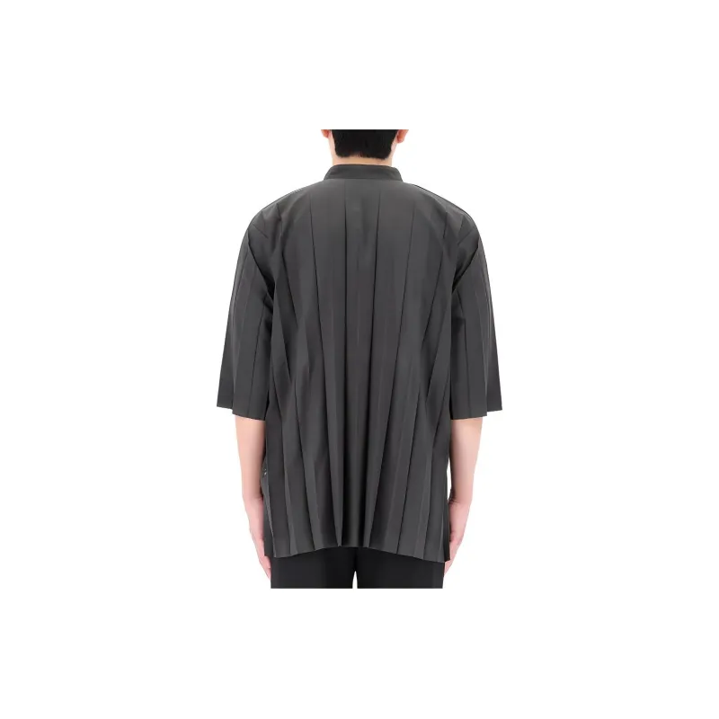Homme Plissé Issey Miyake Edge Pressed crease Shirt-1