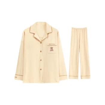 Lan Miao Pajama Set Women's Light Yellow