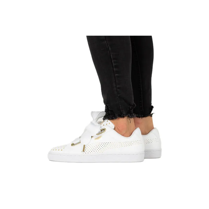 PUMA Basket Heart Ath Lux White Women's-5