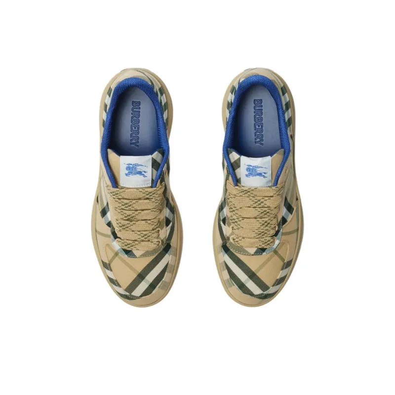 Burberry Terrace Low Top Skateboard Shoes Women's Umber-3