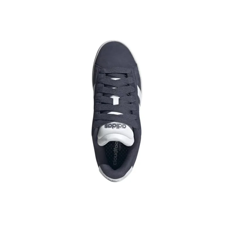 Adidas GRAND COURT Anti Slip Wear Resistant Low Top Skateboard Shoes Unisex Blue-4