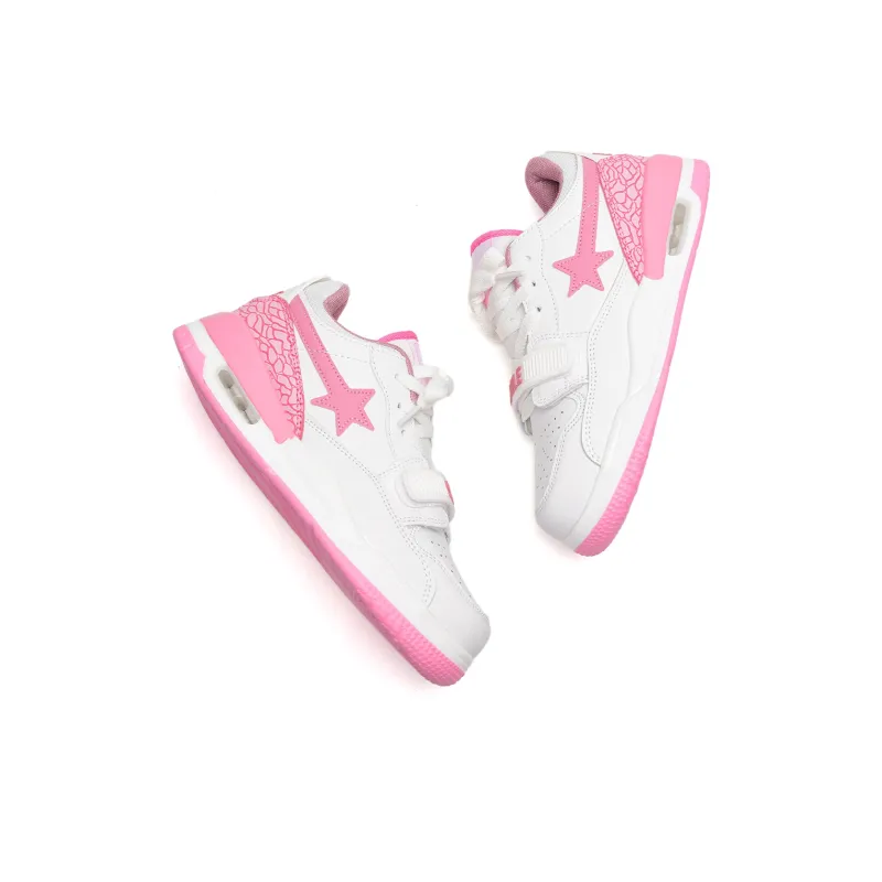Anime Story Slip Resistant, Abrasion Resistant, Lightweight Low Top Skateboard Shoes Unisex White-3