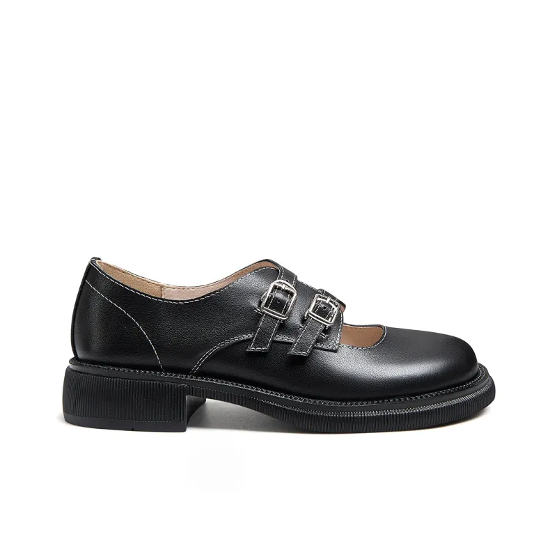 Lily Wei Loafers Women's Black/Red Brown-1