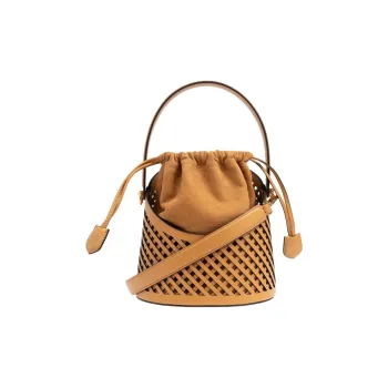 ETRO Medium Saturno Cut out Bucket Bag