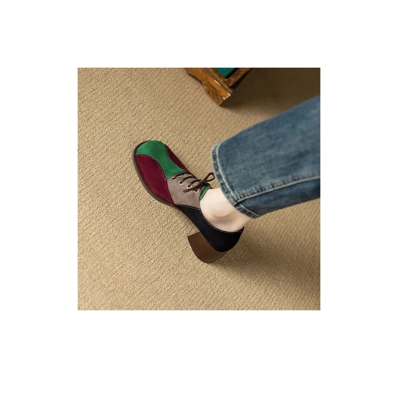 EASTTATA ET Loafers Women's Red-7