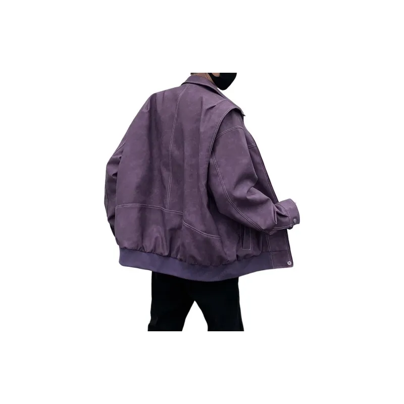 FOR FEAR THAT Leather Jacket Unisex-28