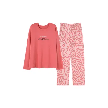 MADALLO Pajama Set Women's Deep Pink Chain