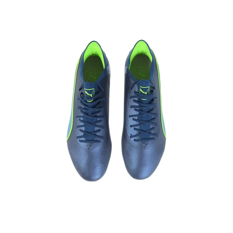 PUMA King Ultimate AG Short Rubber Studs HG Short Rubber Studs Anti Slip Wear Resistant Soccer Shoes Men's Indigo-3