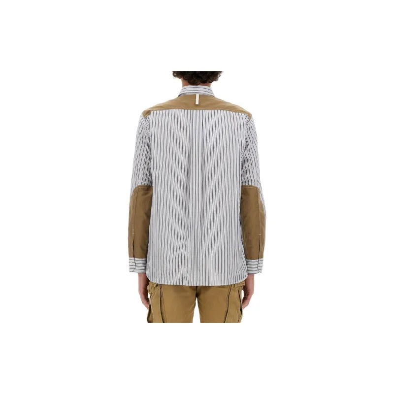 JUNYA WATANABE Panelled Zippered Shirt-1