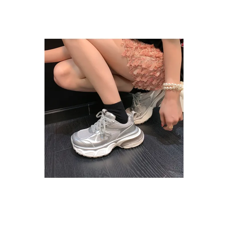 MIS. DANNY Slip-Resistant Breathable Chunky Sneakers Women's-6