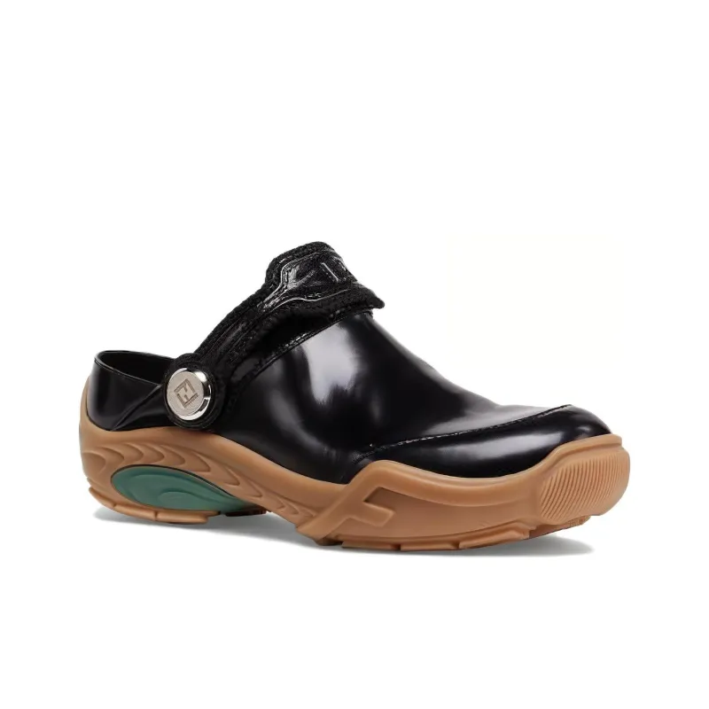 FENDI Lab Slip On Clogs-2