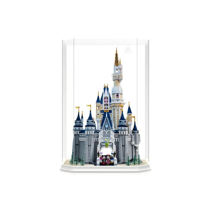 LIGHT YOUR BRICKS LeiYiBai Compatibility Building Block 71040 Disney Castle Storage Box Model Accessories-2