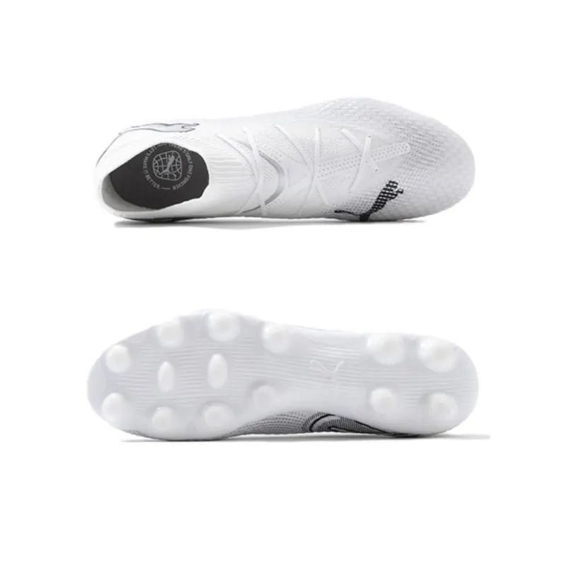 PUMA FUTURE 7 PRO Anti Slip Wear Resistant Soccer Shoes Unisex White-3