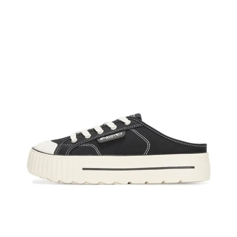 Discovery Expedition Sweat-wicking And Non-slip Low-Top Canvas Shoes Women's Black-0