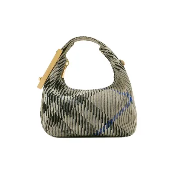 Burberry Polyamide Handbag Shoulder Bag Crossbody Bag Micro Women's Lichen Color