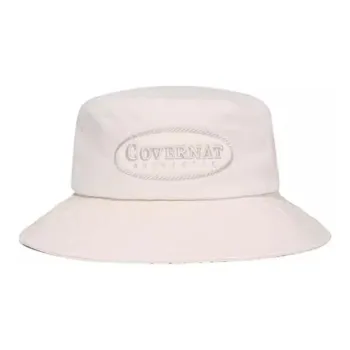 COVERNAT Cotton Bucket Hats Unisex Beige