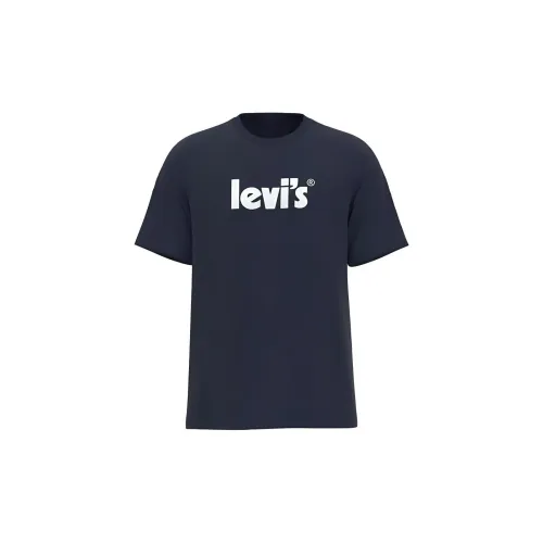 Levis T-Shirts Men Marine Blue