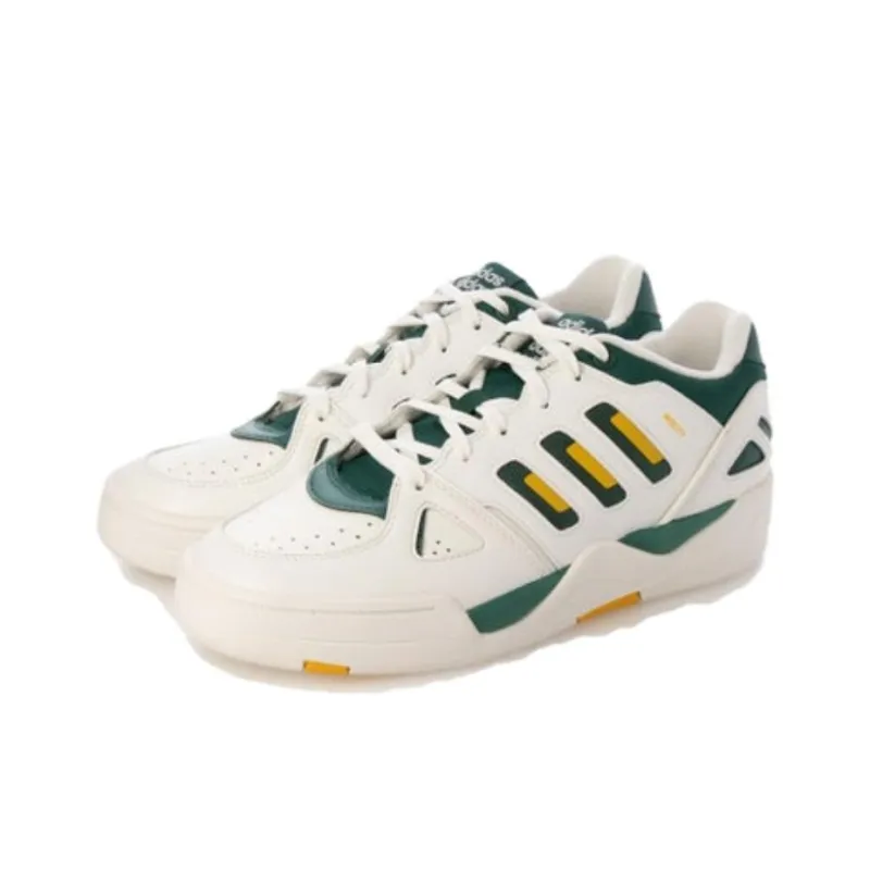 Midcity Adidas Low 'White Collegiate Green Yellow'-2