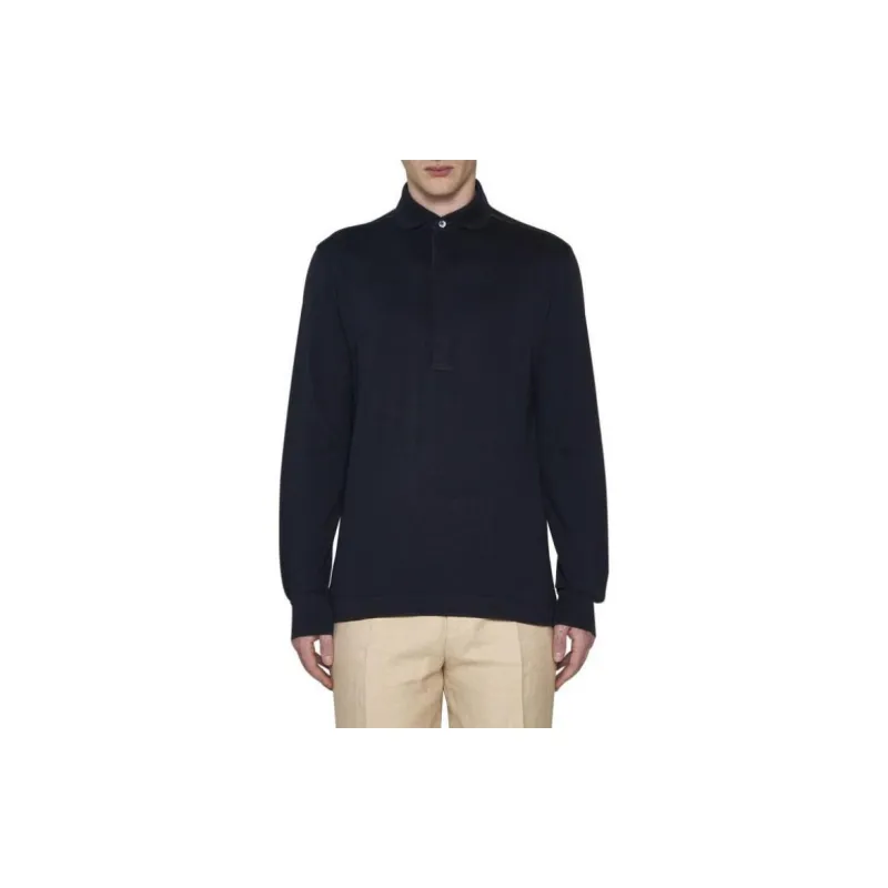 Ermenegildo Zegna Long Sleeve Polo Shirt-2