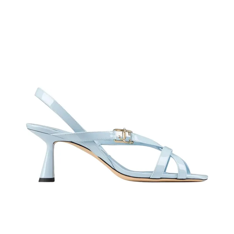 Jimmy Choo Jess 65mm Leather Sandals-1