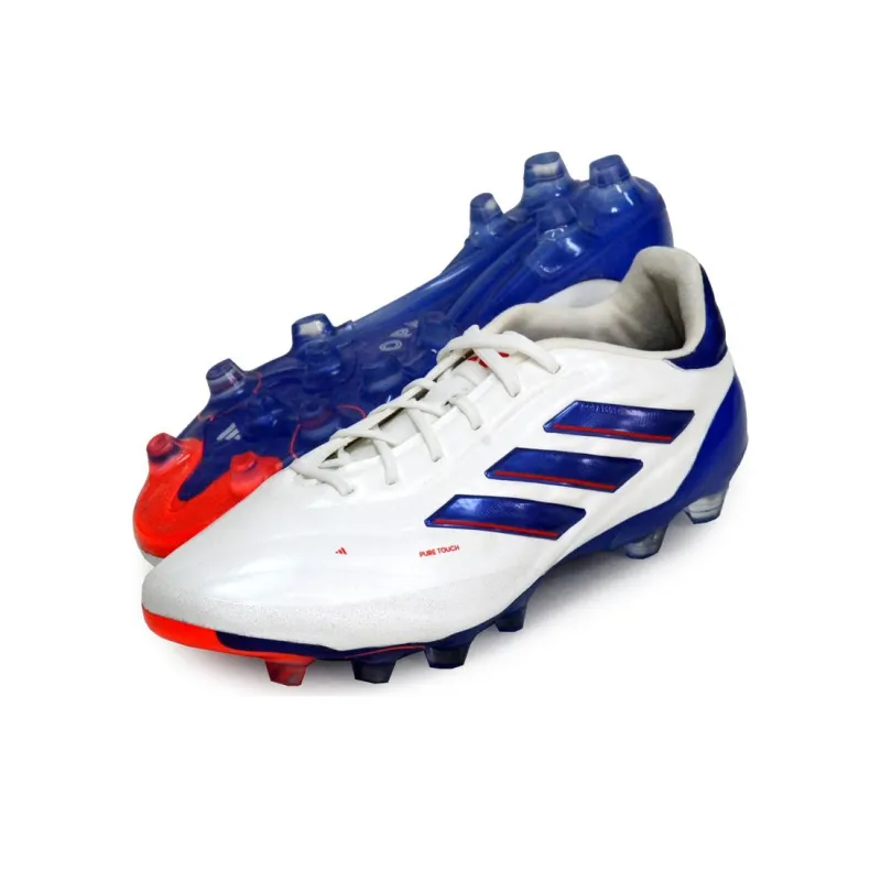 Adidas COPA PURE 2 Anti Slip Wear Resistant Soccer Shoes Men's White-3
