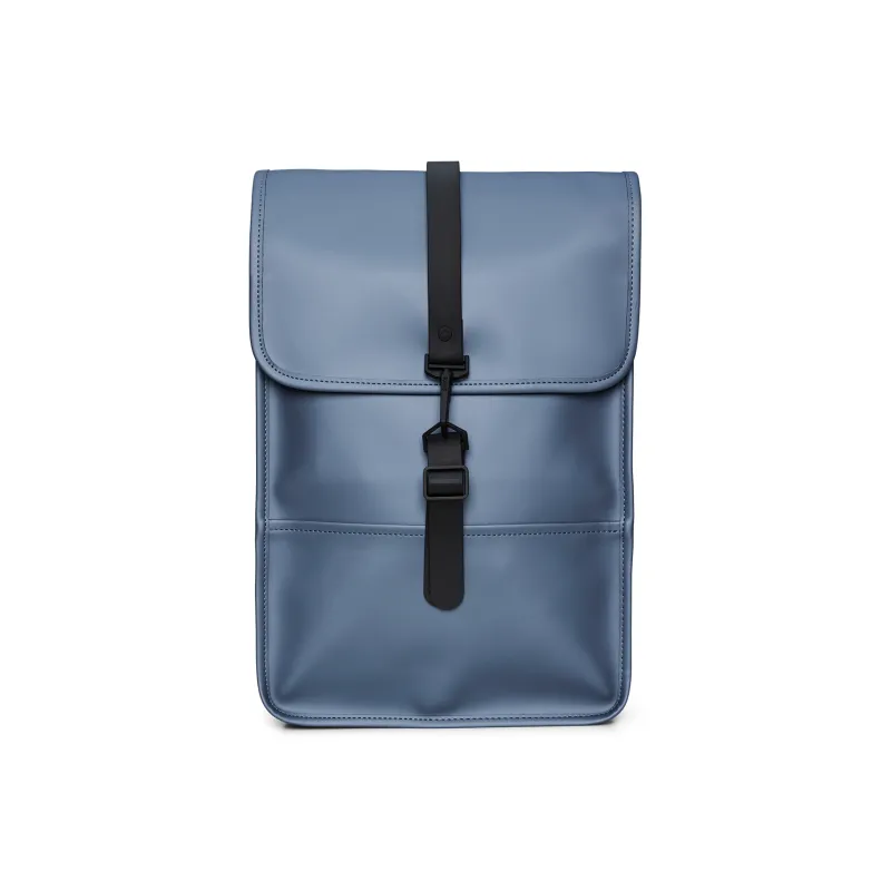 Rains Polyurethane And Polyester Blend Laptop Backpack Mini Unisex Black-54