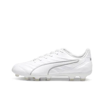 PUMA King Pro Soccer Shoes Men Low-Top White/Silver