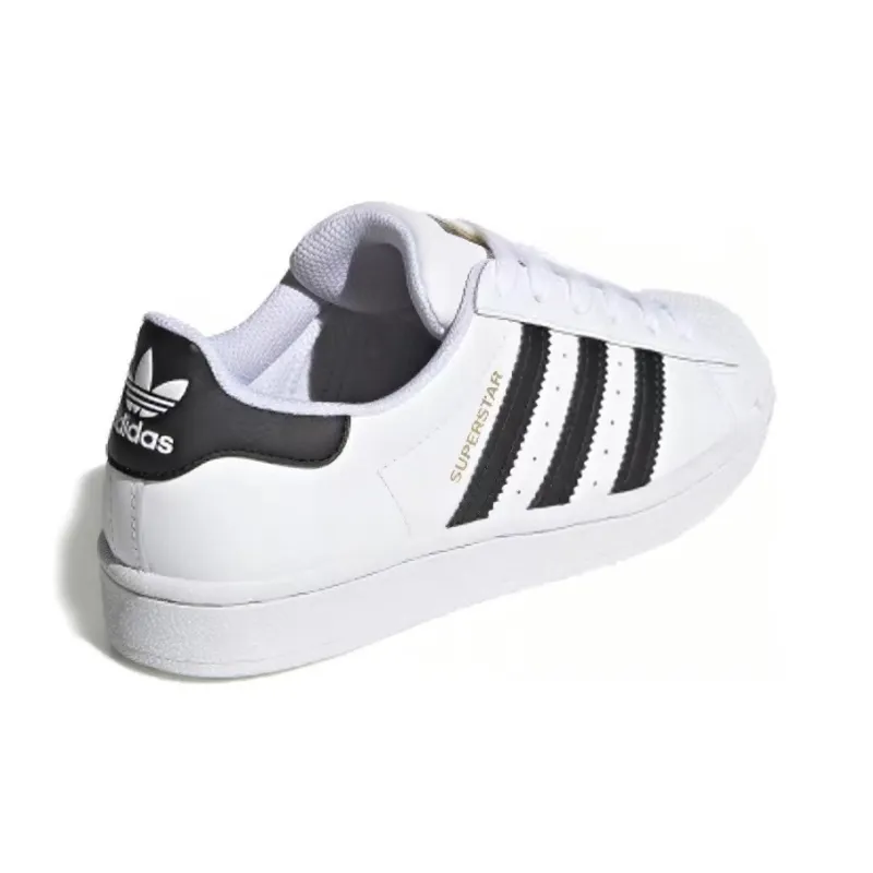 Adidas Superstar Cloud White Core Black Gold GS-3