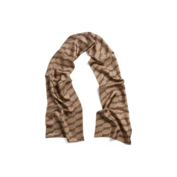 Balenciaga Silk Scarves Women's True Brown
