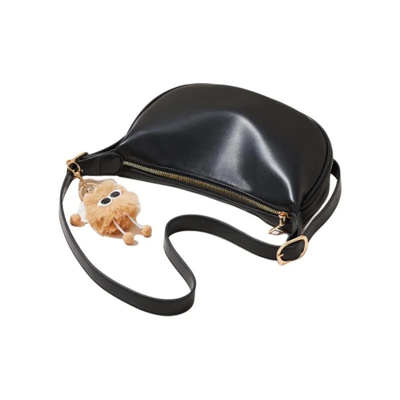 BOSTANTEN PU Shoulder Bag Regular Women's Black/Brown/Ecru-14