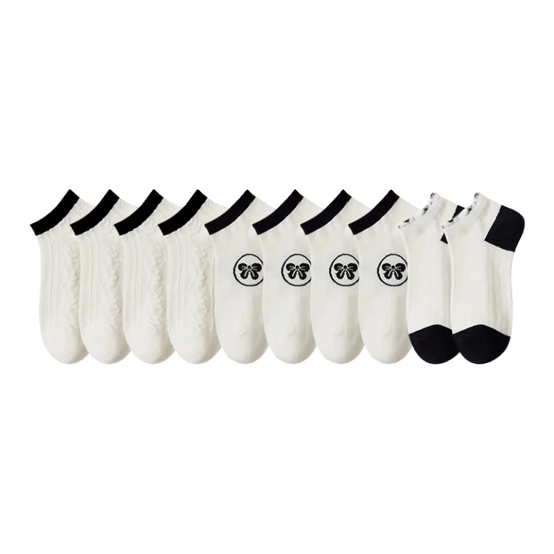 Lan Miao Ankle Socks Women's 10 Pack-3